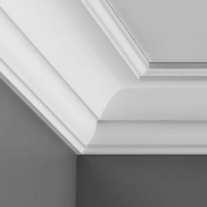 Image of Colours Montparnasse Authentic C profile Duropolymer Internal Coving corner (L)250mm (W)69mm Pack of 2