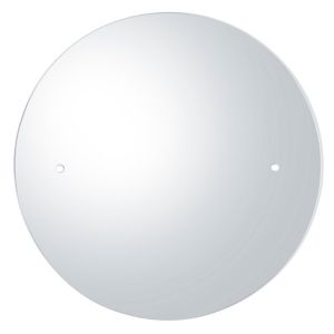 Image of Colours Clear Circular Frameless Mirror (H)400mm (W)400mm