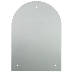 Image of Colours Clear Arch Frameless Mirror (H)700mm (W)500mm