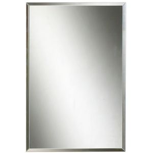 Image of Colours Clear Rectangular Frameless Mirror (H)450mm (W)300mm