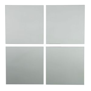 Image of Colours Clear Square Frameless Mirror (H)220mm (W)220mm