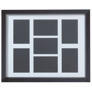 Image of Black Multi Picture frame (H)52.7cm x (W)42.7cm