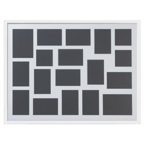 Image of White Multi Picture frame (H)82.7cm x (W)62.7cm