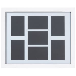 Image of White Multi Picture frame (H)52.7cm x (W)42.7cm