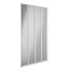 Image of Cooke & Lewis Nile Straight 4 Panel Bath screen (W)840mm