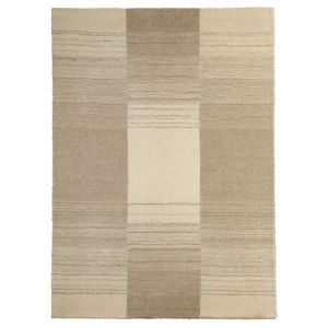 Image of Colours Farrah Striped Cream & grey Rug (L)1.7m (W)1.2m