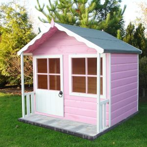 Image of Shire 5x4 Kitty Wooden Playhouse - Assembly service included