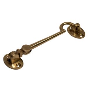 Image of Blooma Brass effect Cabin hook (L)102mm