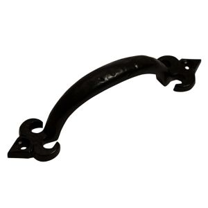 Image of Blooma Black Antique effect Cast iron Pull handle