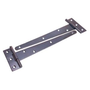 Image of Blooma Zinc-plated Steel Tee hinge (L)204mm Pack of 2