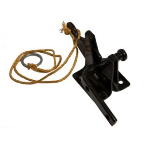 Image of Blooma Black Steel Gate latch (L)48mm