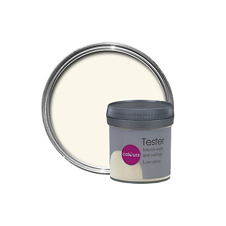 Colours Standard Antique white Matt Emulsion paint 0.05L Tester pot