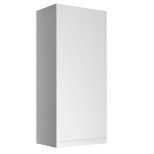 Image of Cooke & Lewis Marletti Gloss White Mirrored Single door Wall Cabinet (W)300mm (H)672mm
