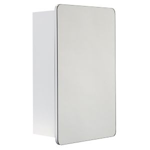 Image of Cooke & Lewis Lesina White Single door Mirrored Cabinet (W)300mm (D)500mm