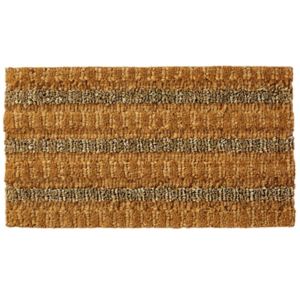 Image of Colours Natural Coir seagrass & jute Door mat (L)0.7m (W)0.4m