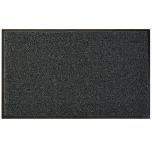 Image of Diall Dark grey Recycled fibres Door mat (L)0.75m (W)0.45m