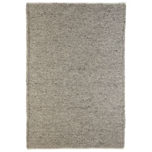 Image of Colours Claudine Thick knit Grey Rug (L)1.7m (W)1.2m