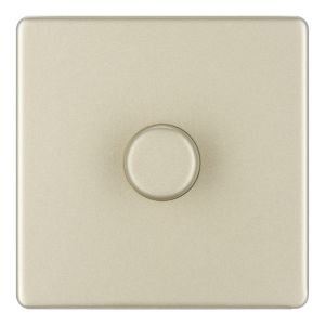 Image of Colours 2 way Single Nickel effect Dimmer switch