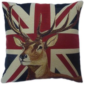 Image of 5397007179491 DANETTE TAPESTRY UJACK STAG CUSH 43X43CM