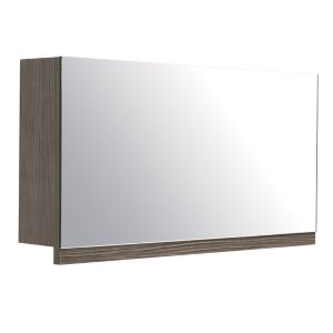 Image of Cooke & Lewis Ardesio Bodega grey Single door Mirrored Cabinet (W)750mm (D)400mm