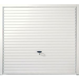 Image of Indiana Framed White Retractable Garage door (H)2134mm (W)2134mm