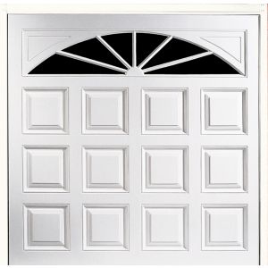 Image of Washington Made to measure Framed White Retractable Garage door