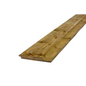 Image of Planed Spruce Shiplap Cladding (W)119mm (T)14.5mm