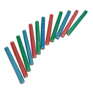 Image of Mac Allister Precision Glitter Glue stick Pack of 12