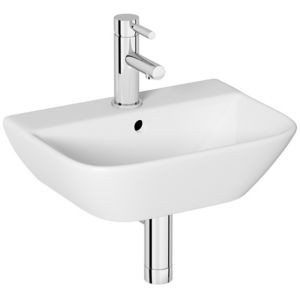 Image of Cooke & Lewis Lanzo Square Wall-mounted Cloakroom Basin