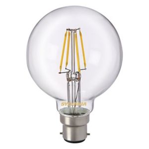 Image of Sylvania B22 4W 470lm Globe LED Filament Light bulb