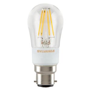 Image of Sylvania B22 4W 450lm Globe LED Dimmable Filament Light bulb