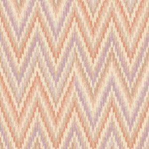 Image of A.S. Creation Wall Fashion Origine Orange & purple Geometric Embossed Wallpaper