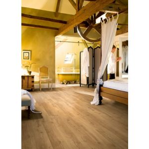 Image of Quick-step Aquanto Natural Oak effect Laminate flooring Sample