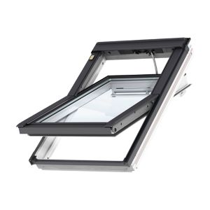 Image of Velux White Timber Centre pivot Roof window (H)780mm (W)550mm