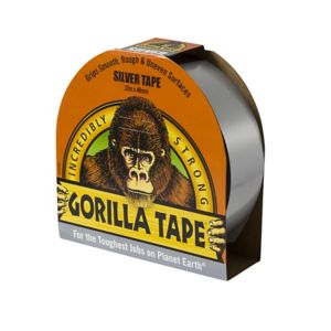 Image of Gorilla Silver effect Duct Tape (L)32m (W)50mm