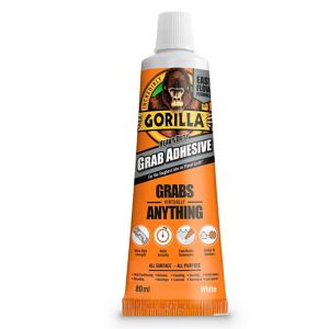Image of Gorilla Solvented White Multi-purpose Grab adhesive 80ml