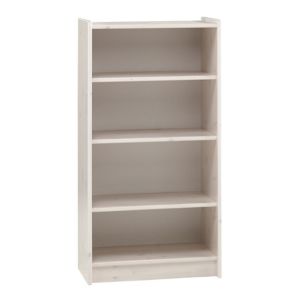 Image of Form Wizard White 3 Shelf Bookcase (H)1232mm (W)640mm (D)380mm