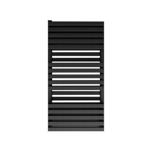 Image of Terma Quadrus 600W Electric Metallic black Towel warmer (H)870mm (W)450mm