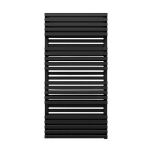 Image of Terma Quadrus 1000W Electric Metallic black Towel warmer (H)1185mm (W)600mm