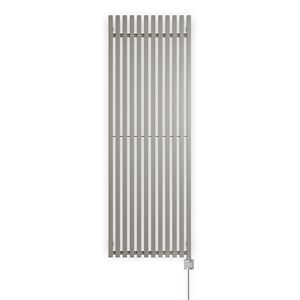 Image of Terma Triga Electric Vertical Designer radiator Metallic Stone Powder Paint (H)1700 mm (W)580 mm