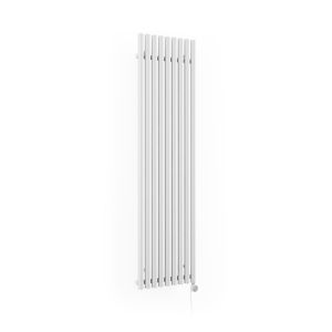 Image of Terma Rolo Room Electric Vertical Designer radiator White Powder Paint (H)1800 mm (W)480 mm