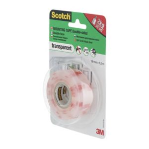 Image of Scotch Clear Mounting Tape (L)1.5m (W)19mm