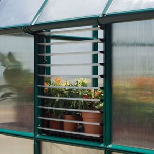 Image of Palram Plastic Greenhouse Side Louvre Window