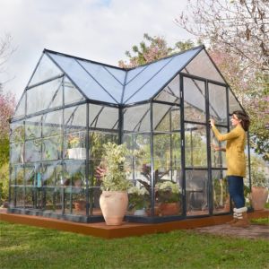 Image of Palram Victory 12x10 Polycarbonate Cathedral Greenhouse