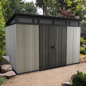 product image of Keter Artisan 11X7 Pent Tongue & Groove Grey Plastic Shed With Floor