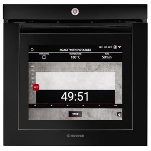 Image of Hoover Touchscreen Vision Black Built-in Electric Single Oven