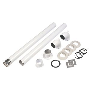 Image of Biasi Twin flue adaptor kit with elbows & extension