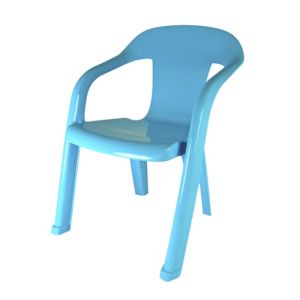 Image of Baghera Blue Plastic Kids Chair