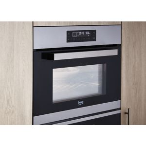 Image of Beko BQW12400X Black & stainless steel Built-in Electric Compact Multifunction Oven