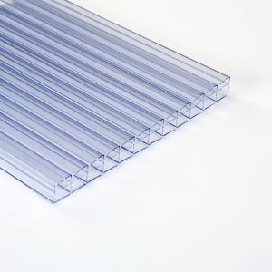 Image of Roof pro Clear Polycarbonate Multiwall Roofing sheet (L)3m (W)1000mm (T)16mm